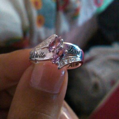 birthstone promise rings for girlfriend
