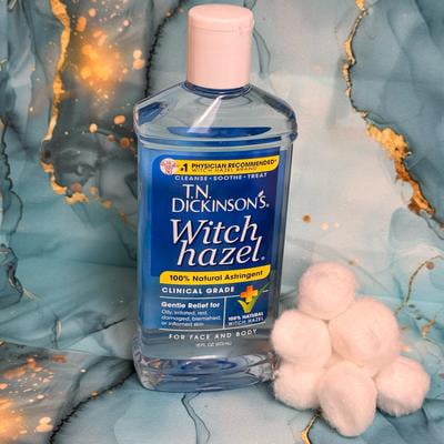 6 pack) T.N. Dickinson's Witch Hazel Astringent, 100% Natural, 16