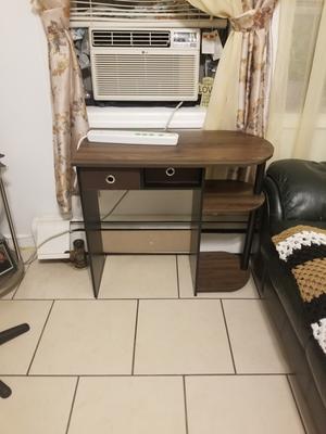 Mainstays Student Desk With Easy Glide Drawer Blackwood Finish Walmart Com In 2020 Student Desks Easy Glide Drawers Desk Essentials