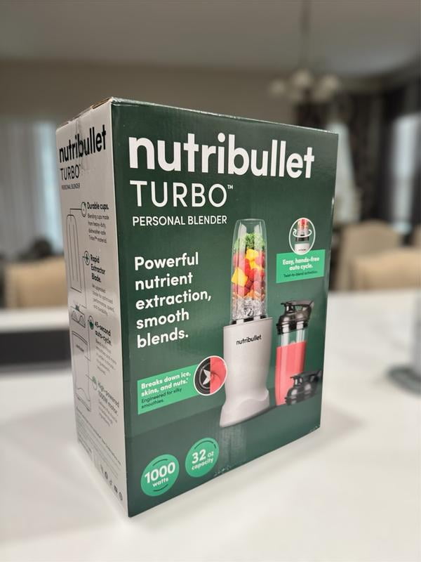 nutribullet Turbo Single Serve Blender NB10400AK, 1000W Matte