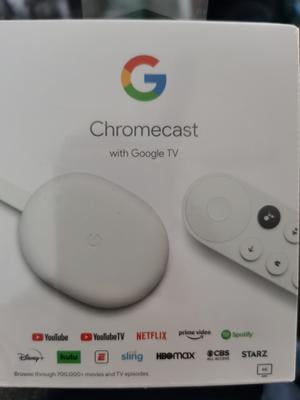 Google Chromecast with Google TV - AV player - 4K UHD (2160p) - 60