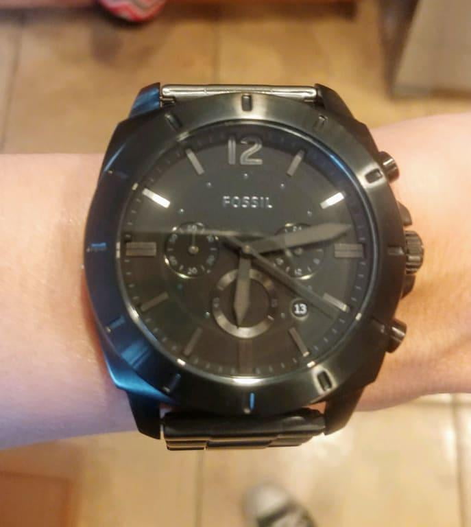 privateer sport chronograph smoke stainless steel watch