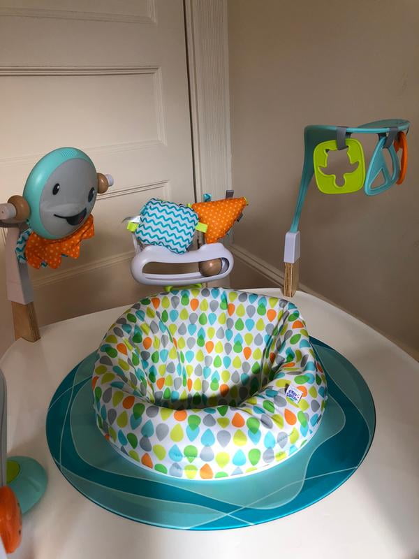 Evenflo Exersaucer Gleeful Sea 2in1 Activity Center Plus Art Table