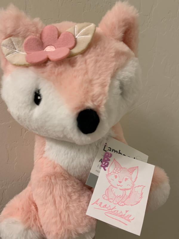 Pink fox toy 2025