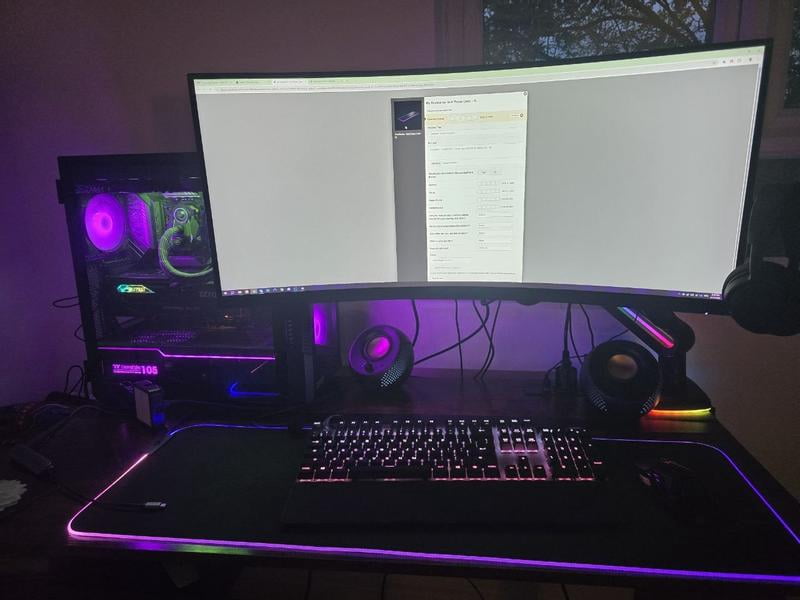 SteelSeries QcK Prism XL RGB Gaming Mouse Pad: Electronics
