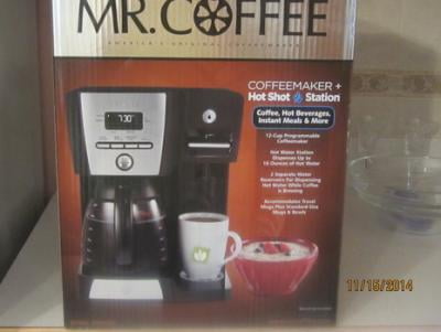 Mr Coffee 12 Cup Programmable Maker And Hot Water Station Mr Coffee 12 Cup Programmable Maker And Hot Water Station Black Bvmc Dmx85wm