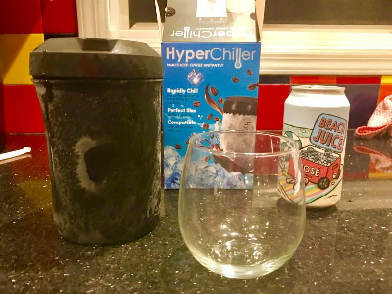 Hyperchiller 12.5 oz. 1-Bottle, 2-Pack Patented Coffee Beverage Cooler,  Medium Green EBC-1023M - The Home Depot
