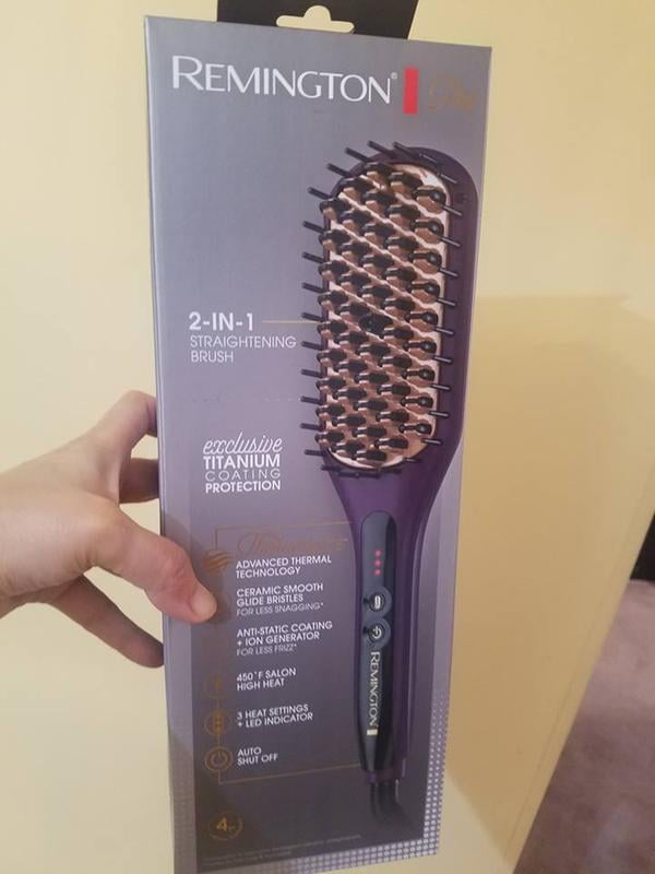 remington heated smoothing brush
