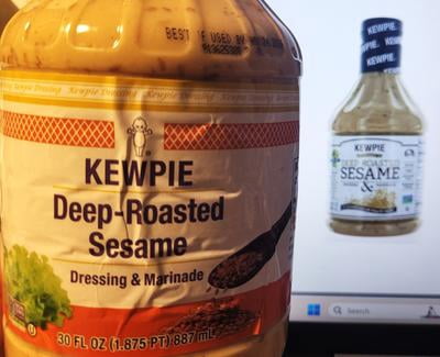 Kewpie Deep Roasted Sesame Dressing & Marinade, 30 Fl. Oz Each, Kosher and Versatile - Walmart.com Kewpie Deep Roasted Sesame Dressing & Marinade, 30 Fl. Oz Each, Kosher and Versatile - Walmart.com