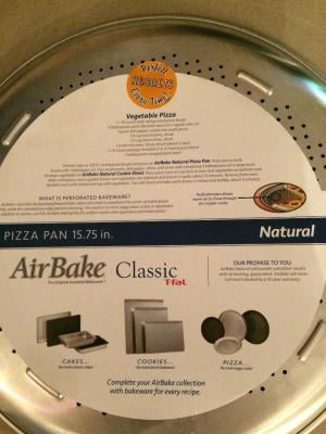 T Fal Air Bakepizza Pan Lg 15.75 Inch - Each - Randalls