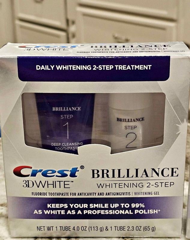 Crest 3D White Duo | Toothpaste tubes for grocery retail - Walmart