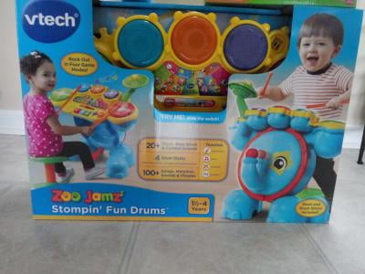 VTECH BABY - Jungle Rock - Batterie Eléphant - Jouet Musical Enfant - Emballage Recyclable - Jouets pour enfants