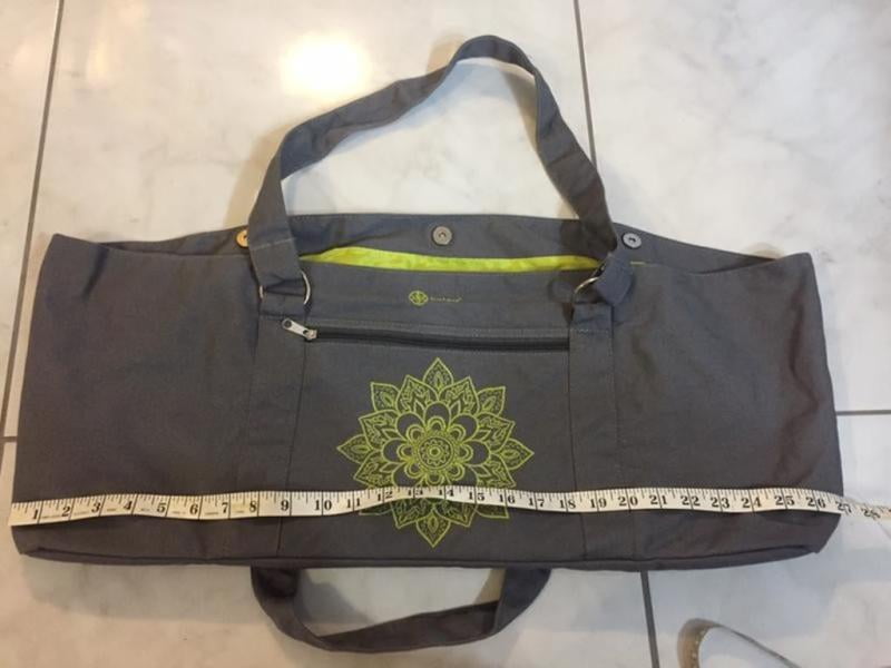Gaiam Yoga Mat Tote Bag, Citron Sundial 
