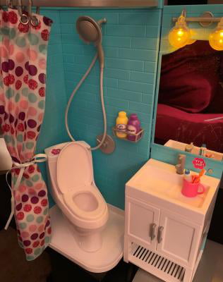 Sweet Bathroom, 18-inch Doll Furniture