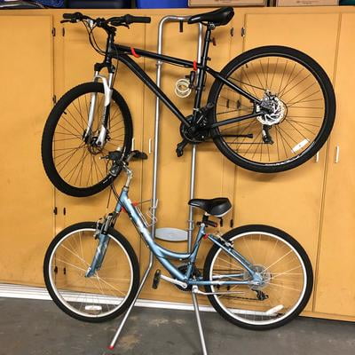 two bike gravity stand