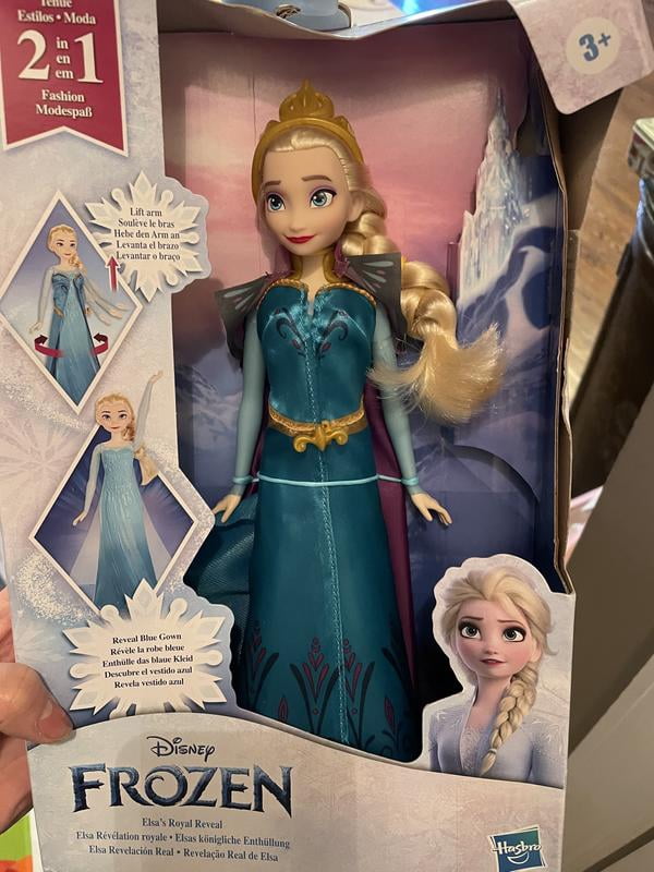 Disney's Frozen Elsa's Royal Reveal, Elsa Fashion Doll with 2-in-1