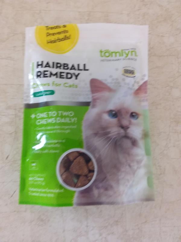 Tomlyn Laxatone Chicken Flavor Hairball Remedy Chews for Cats 60 Count Walmart