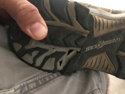 goodyear men's striker slip resistant work sneaker