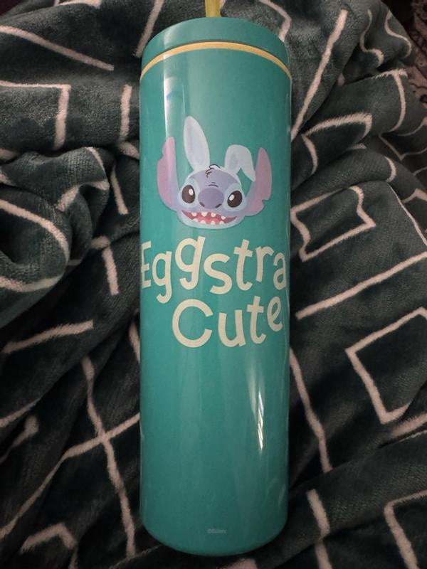 Zak Designs 23oz Stitch Kids Easter Durable Plastic Double Wall