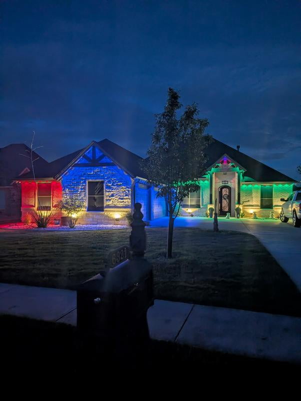 50ft Smart Outdoor LED Strip Lights, Color-Changing, Waterproof
