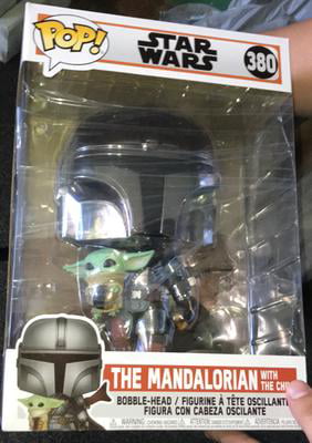 Funko POP #380 Star Wars The Mandalorian with Child 10 Inch Figure New In Stock 