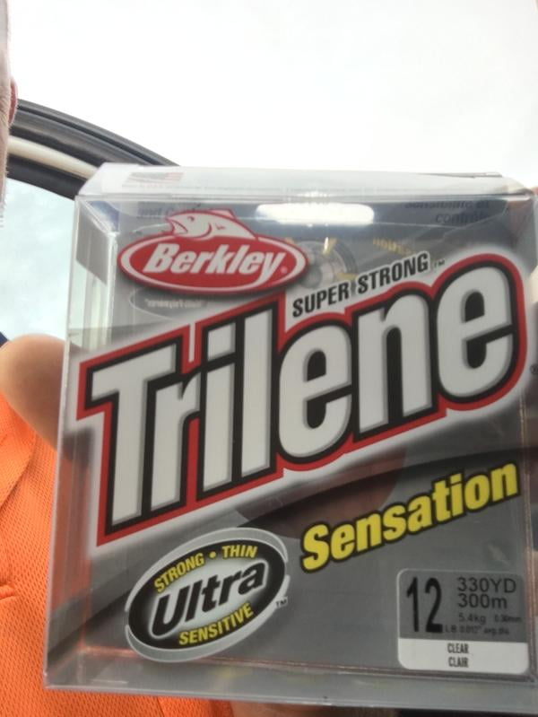 Berkley Trilene® Sensation, Clear, 12lb | 5.4kg Monofilament Fishing Line,  Suitable for Freshwater Environments