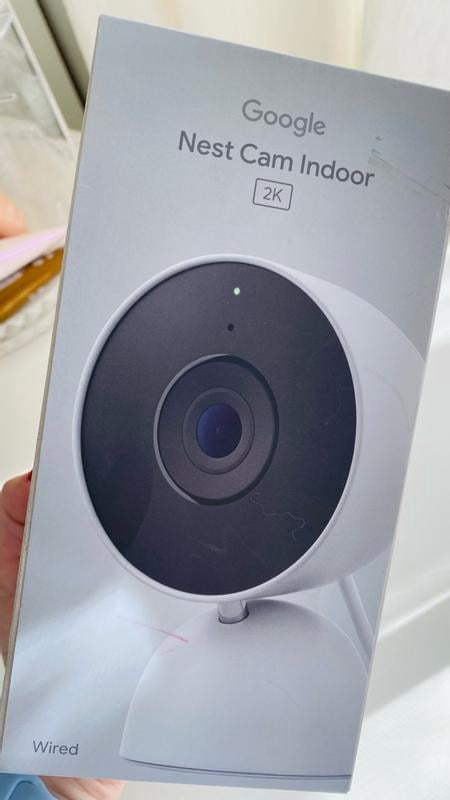 【新品未開封】Google Nest Cam Indoor 2K Google Nest Cam Indoor (Wired, 3rd Gen) - 2K Video and Gemini