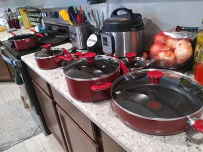 Free Shipping! T-Fal Easy Care Thermo-Spot 20 Piece Non Free Shipping! T-Fal Easy Care Thermo-Spot 20 Piece Non