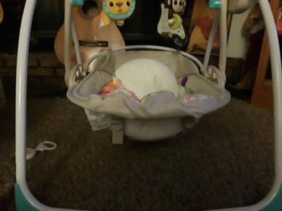 Bright Starts Portable Swing With Whisperquiet Technology Petite Jungle