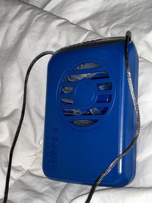 O2COOL Wearable Cooling Lanyard Fan, Portable USB Rechargeable