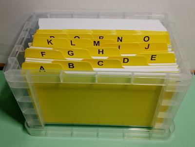 Walmart A-Z Alphabet Index Card Dividers, 3