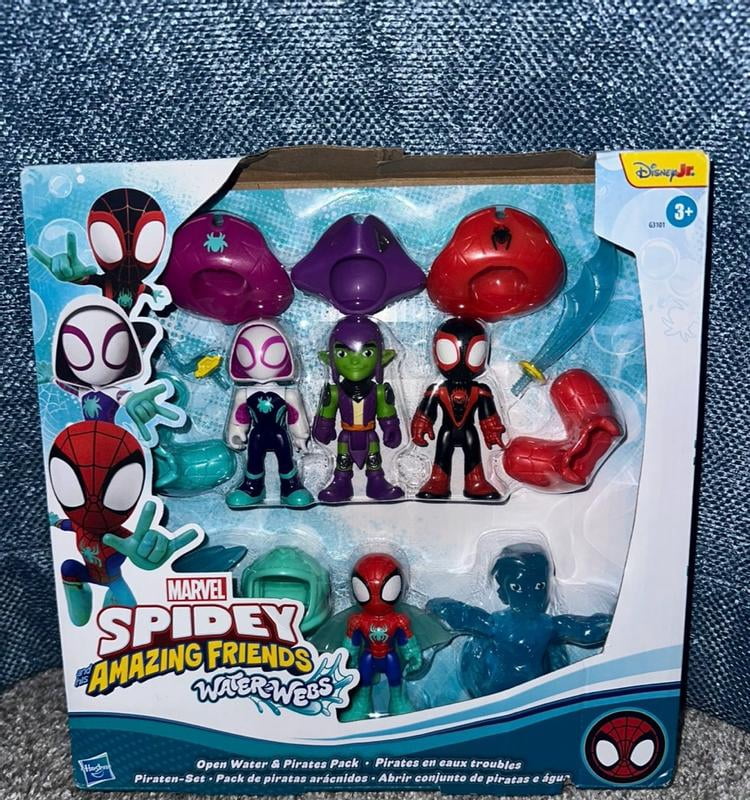 Jeu D'eau Portable Spider-Man Et Ses Amis - 17x19,5 Cm - Neuf, Jeu éducatif En Plastique