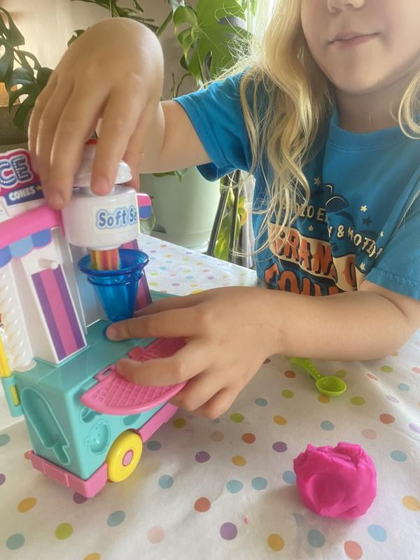 Cra-Z-Art Softee Dough Ice Cream Truck Fun, 1 Multicolor Kit Ages