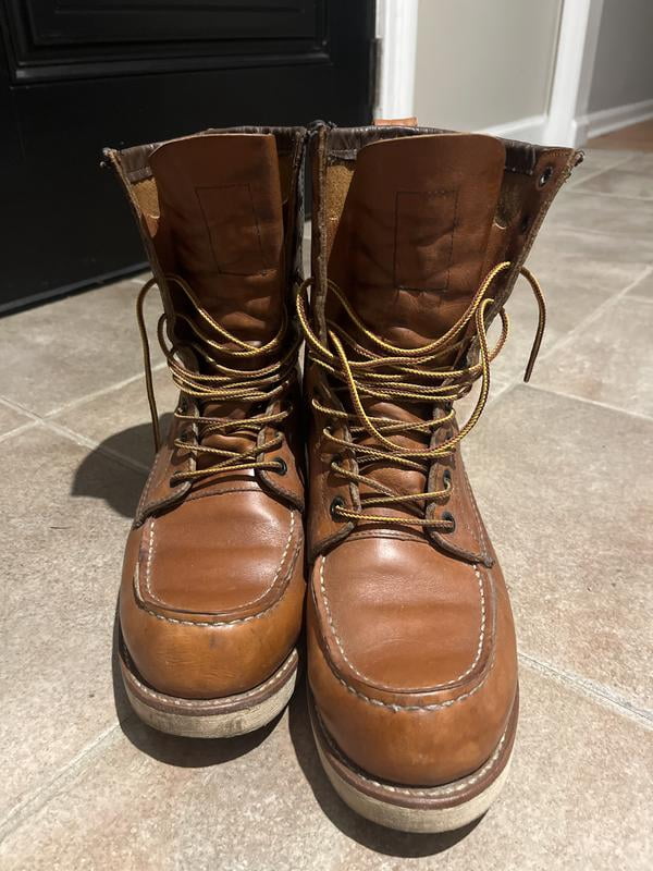 Red Wing Heritage 877 8-Inch Classic Moc Toe Men's Boots Size 8D
