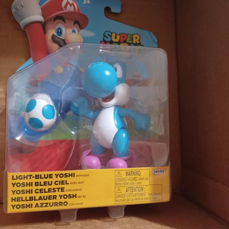 World of Nintendo Wave 40 Light Blue Yoshi Action Figure