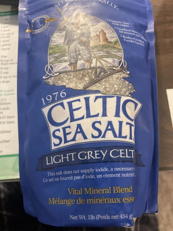 Celtic Coarse Light Grey Sea Salt, 5 Lb Loose Refill Bag - Walmart.com