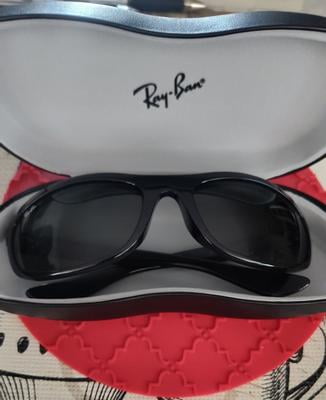Ray-Ban Hard Shell Glasses Case, Black Eyeglass Holder, Fits Most