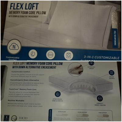 lucid flex loft pillow