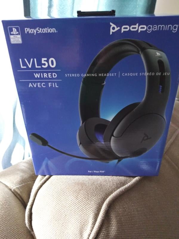PDP Gaming LVL50 Wireless Stereo Gaming Headset with Noise Cancelling  Microphone: Black - PlayStation 5, PlayStation 4, PC