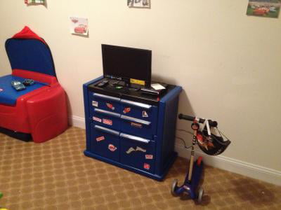 kids tool box dresser