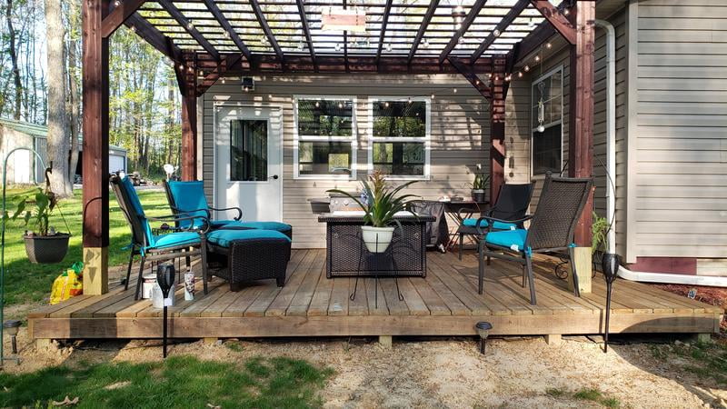 Backyard Discovery 14' x 10' Brockton Pergola with PowerPort