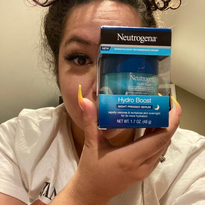 neutrogena hydro boost night pressed serum
