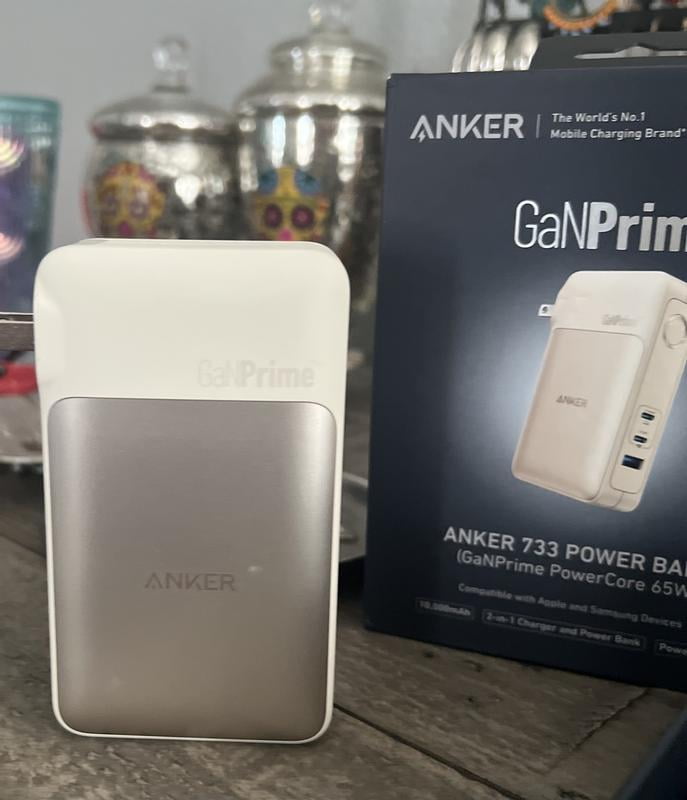 ★Anker733PowerBank(GaNPrime65W 10000mAh★ Anker 733 Power Bank (GaNPrime PowerCore 65W), 2-in-1 Hybrid