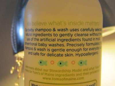 toms baby shampoo and wash