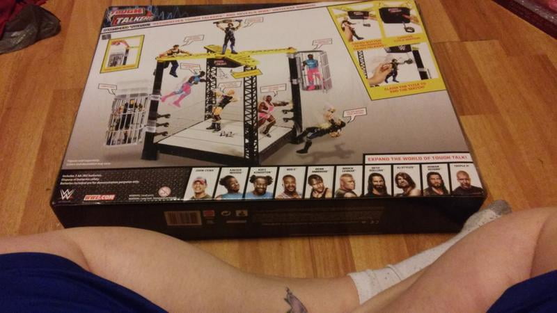 Wwe tough talkers championship takedown ring playset sale