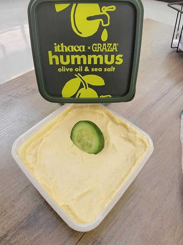 Ithaca X Graza Olive Oil and Sea Salt Hummus 10 oz - Walmart.com