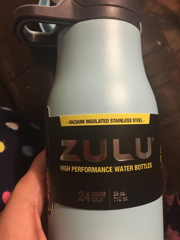 Zulu High Performance Water Bottle Vacuum Insulated Stainless Steel 14 oz