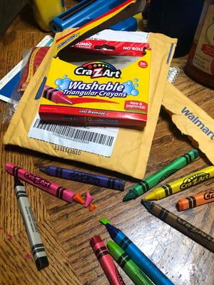 Jumbo Triangular Crayons - Greenpoint Toys
