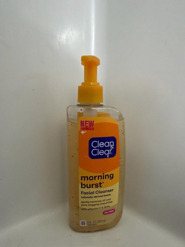Clean & Clear Morning Burst Gel Face Wash, Oil-Free Facial