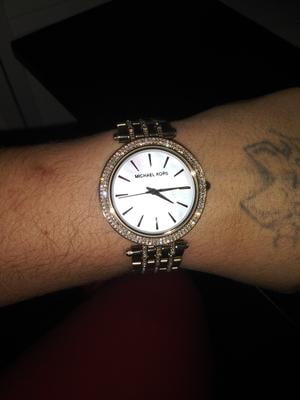 Michael Kors Women's Darci MK3219 Mother-Of-Pearl Stainless-Steel